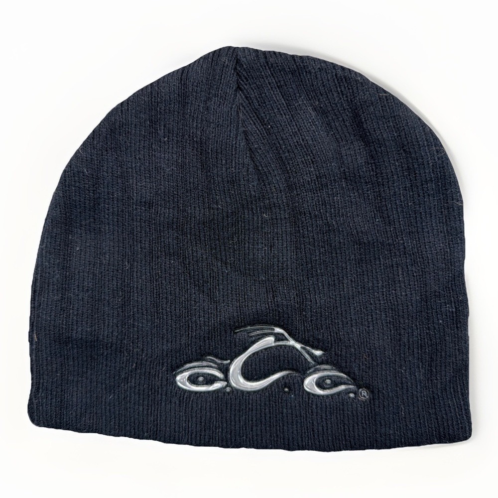 Vintage Orange County Choppers Black Knit Beanie Adult One Size